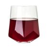 Seneca Crystal Faceted Wine Glasses ViskiÂ® (Set of 2)