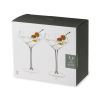 Seneca Crystal Diamond Martini Glasses ViskiÂ® (Set of 2)