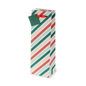 Green & Red Candy Cane No-MessGlitter Bag By Cakewalk