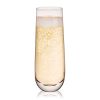Bubbly Champagne Flutes True (Set of 8)