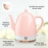 Noelle Pink Ceramic Electric Tea Kettle Pinky UpÂ®