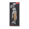 Wood & Stainless Steel Fish Corkscrew by Foster & Rye