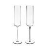 Laurel Crystal Champagne Flutes ViskiÂ® (Set of 2)