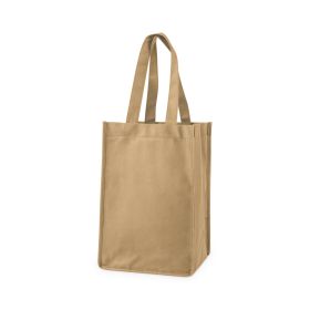 Beige 4 Bottle Non Woven Tote True