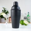 Ash 18 Oz Matte Black Cocktail Shaker True
