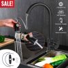 Kitchen Faucets Single Handle Sink Faucet Copper Pull Down Head Faucet Sprayer w/ Hot Cold Water Control