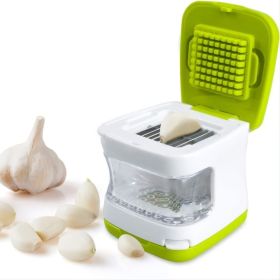 1pc Garlic Press Stainless Steel Double-sided Gadget Crusher And Slicer With Ergonomic Design And Practical Kitchen Utensils To Keep Your Hands F
