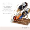 Pyramid Six Bottle Wine Rack by Twine