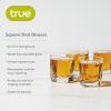 Square Shot Glasses True (Set of 4)