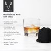 2 Piece Glacier Mountain Ice Mold Glass Set ViskiÂ®