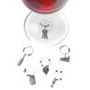 Winery Pewter Wine Charms by True(Set of 6)