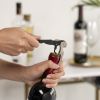 Truetapâ„¢ Soft Touch Black Double Hinge Corkscrew