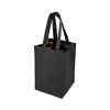 Black 4 Bottle Non Woven Tote True