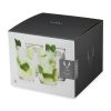 Deco Beau Crystal Highball Glasses ViskiÂ® (Set of 4)
