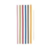 Silicone Straws with Brush True (Set of 6)
