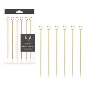 Belmont Gold Cocktail Picks ViskiÂ® (Set of 6)
