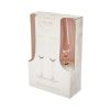 Rose Crystal Champagne Flute Set by TwineÂ®