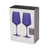 Reserve Nouveau Crystal Wine Glasses in Cobalt ViskiÂ®