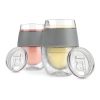Wine FREEZEâ„¢ Gray with Lids HOSTÂ® (Set of 2)