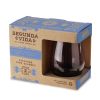 Rosado Recycled Stemless Wine Glasses TwineÂ® (Set of 2)
