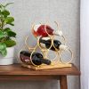 Pyramid Six Bottle Wine Rack by Twine