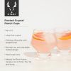 Raye Footed Crystal Punch Glasses ViskiÂ® (Set of 2)
