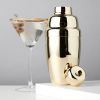 Belmont 16.5 Oz Gold Heavyweight Cocktail Shaker ViskiÂ®