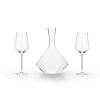 3 Piece Raye Crystal Angled Glass and Decanter Set ViskiÂ®