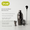 4 Piece Gunmetal Barware Set True