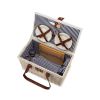 Tahoe Cream Picnic Basket for Four TwineÂ®