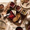 Acacia & Slate Cheese Board Set and Ceramic Bowls TwineÂ®