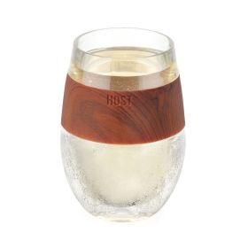 Wine FREEZECooling Cup in Wood Cup by HOST