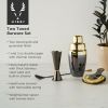 4-Piece Deco Barware Set in Two-Tone Viski