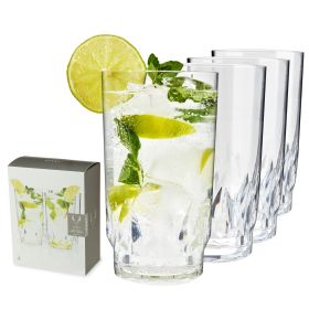 Shatterproof Acrylic Highball Tumblers ViskiÂ® (Set of 4)