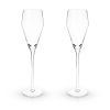 Angled Crystal Prosecco Glasses ViskiÂ® (Set of 2)
