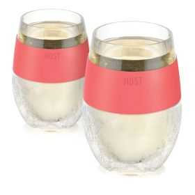 Wine FREEZEâ„¢ Coral HOSTÂ® (Set of 2)