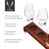 Raye Crystal Spirits Tasting Glass Flight ViskiÂ® (Set of 4)