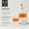 3 Piece Deco Beau Crystal Stacking Decanter ViskiÂ®