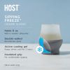 Sipping Glass FREEZEâ„¢ Gray HOSTÂ® (Set of 2)