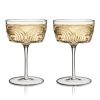 Deco Beau Crystal Coupe Glasses ViskiÂ® (Set of 2)