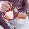 ShelbyGlass and Rose Gold Wrapped Teapot by Pinky Up