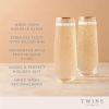 Starlight Stemless Champagne Flutes TwineÂ® (Set of 2)