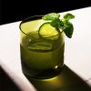 Admiral Cut Crystal Green Rocks Glasses ViskiÂ® (Set of 2)