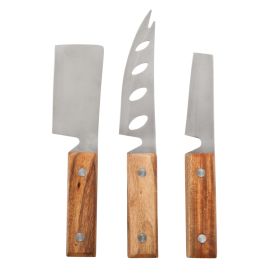 3 Piece Rustic Cheese Set TwineÂ®