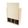 3 Bottle Wood Wine Box TwineÂ®