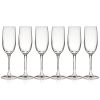 Stemmed Champagne Flutes (Set of 6)