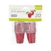 True Party Red Shot Glasses (Set of 20)
