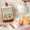 Annette Honeycomb Ceramic Tea Mug & Infuser Pinky UpÂ®
