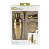4 Piece Gold Barware Set True
