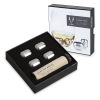 Glacier RocksÂ® Stainless Steel Wine Globes ViskiÂ® (Set of 4)